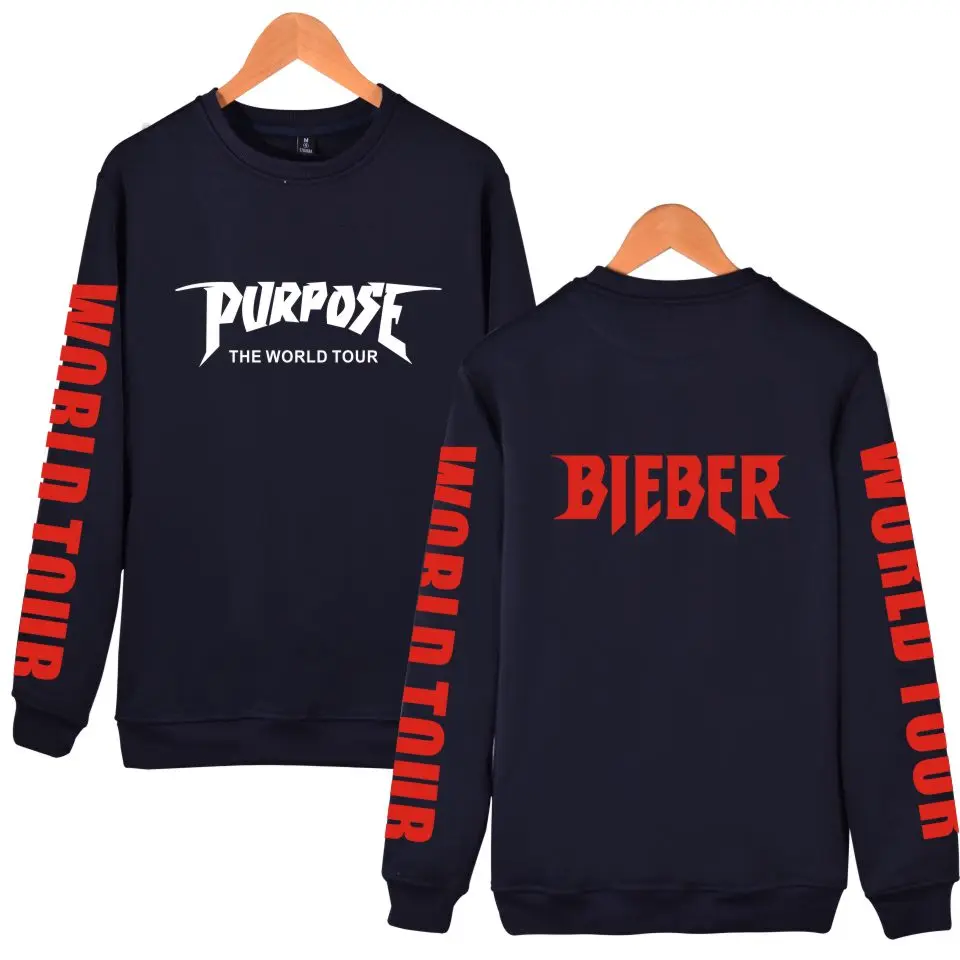 Justin Bieber 2017 New Style With Capless hoodies Men/Women Kpop Sweatshirt Fashion for winter and autummn 4XL Plus Size | Мужская