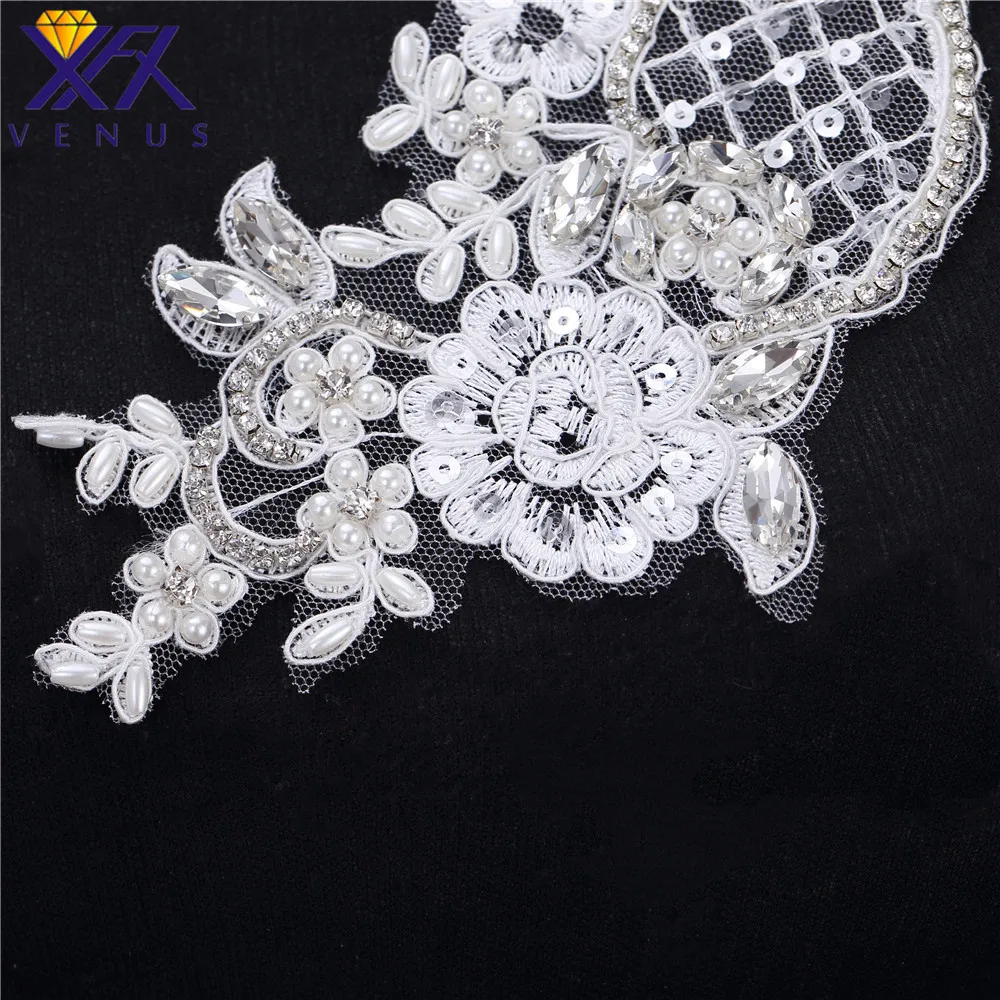 XFX VENUS 1 ручная работа маленькая нашивка аппликация искусственный жемчуг