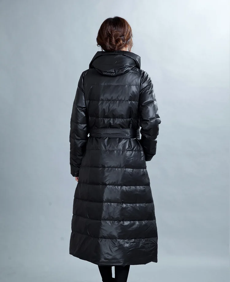 Специальный дизайн с воротником, зимний женский тонкий стильный теплый пуховик, фабричная, Лучшая цена, 90% белый утиный пух высокого качества
