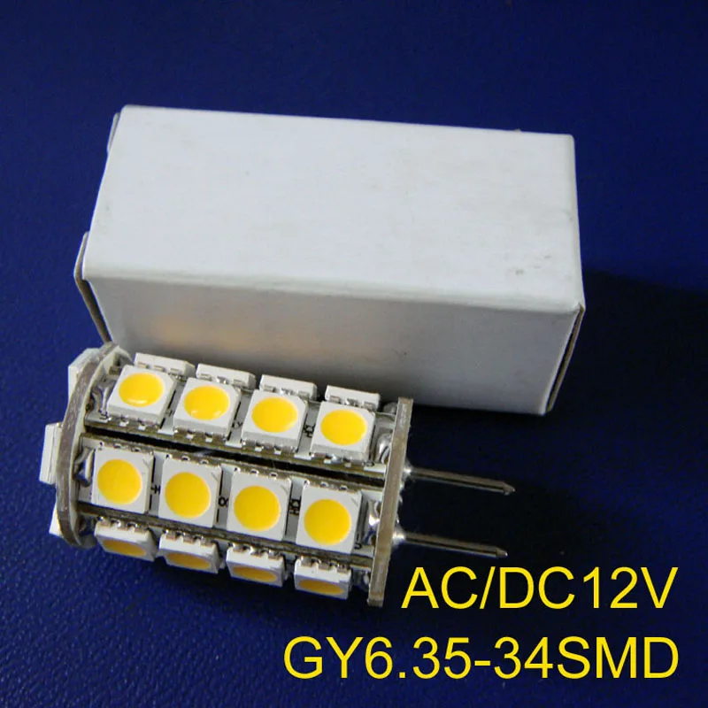 High quality GY6.35 led light AC/DC12V GY6.35 led lamps,12V led G6.35 bulbs(free shipping 20pcs/lot)