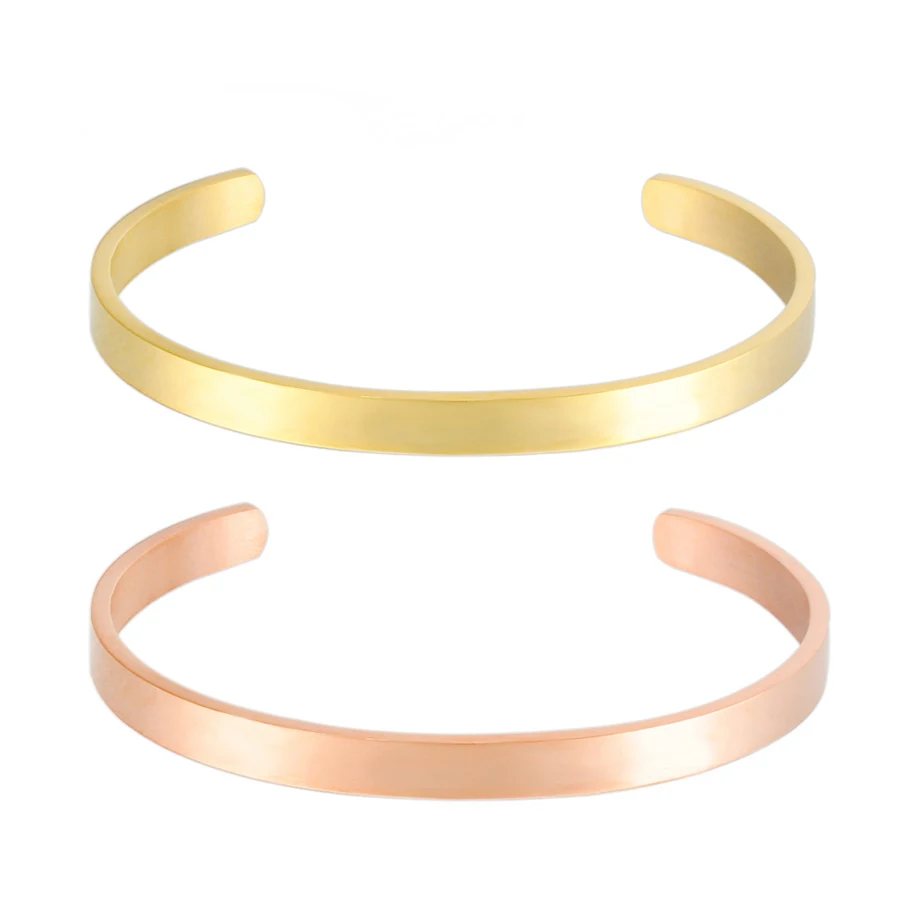 8 мм 3 цвета браслет Нержавеющая сталь Простой высокое качество Для женщин 60