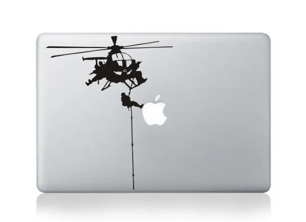 Виниловая наклейка, частичный стикер для Macbook Pro 13 15 retina 13 15 дюймов, чехол для ноутбука, кожный стикер для Macbook Air 11 13 - Цвет: MB-black-Part C(283)