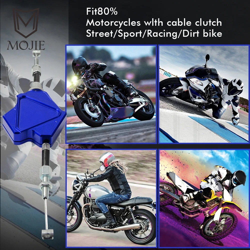 Алюминиевый Рычаг сцепления для мотоцикла с ЧПУ легко Тяговая система кабелей