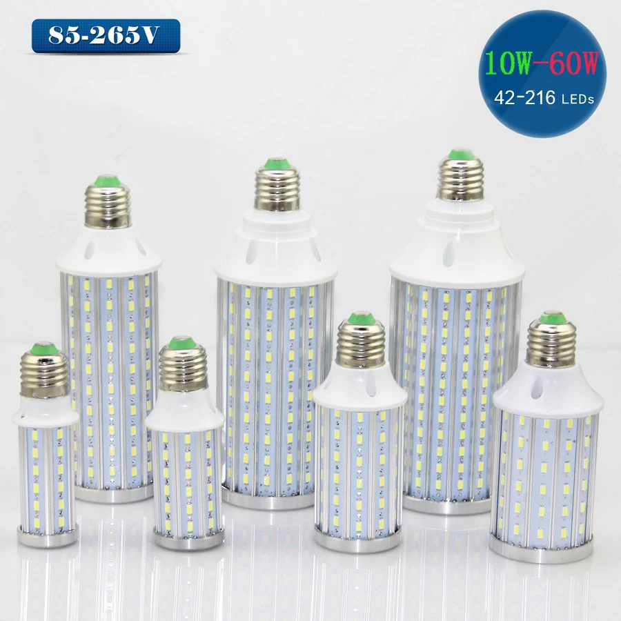 E27 5730 SMD LED кукурузная лампочка алюминиевая печатная плата охлаждающие светодиоды