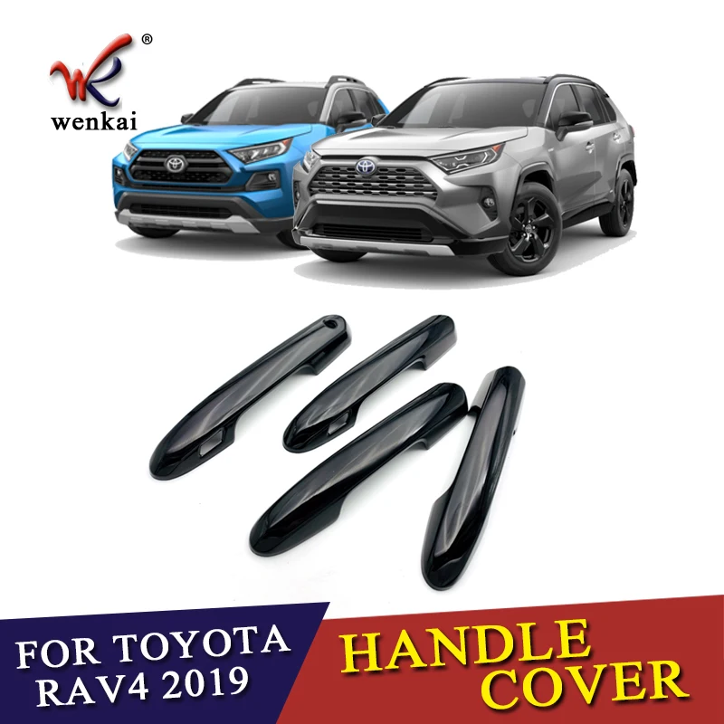 WENKAI ABS фортепиано черные автомобильные Внешние аксессуары Боковая дверь ручка