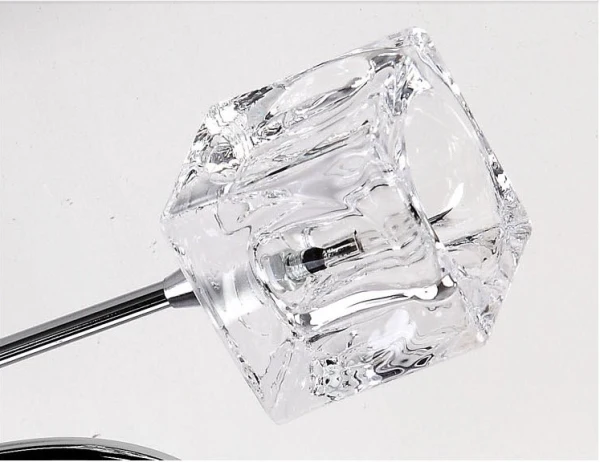 Современные потолочные светильники для спальни 7 огней хрустальный куб