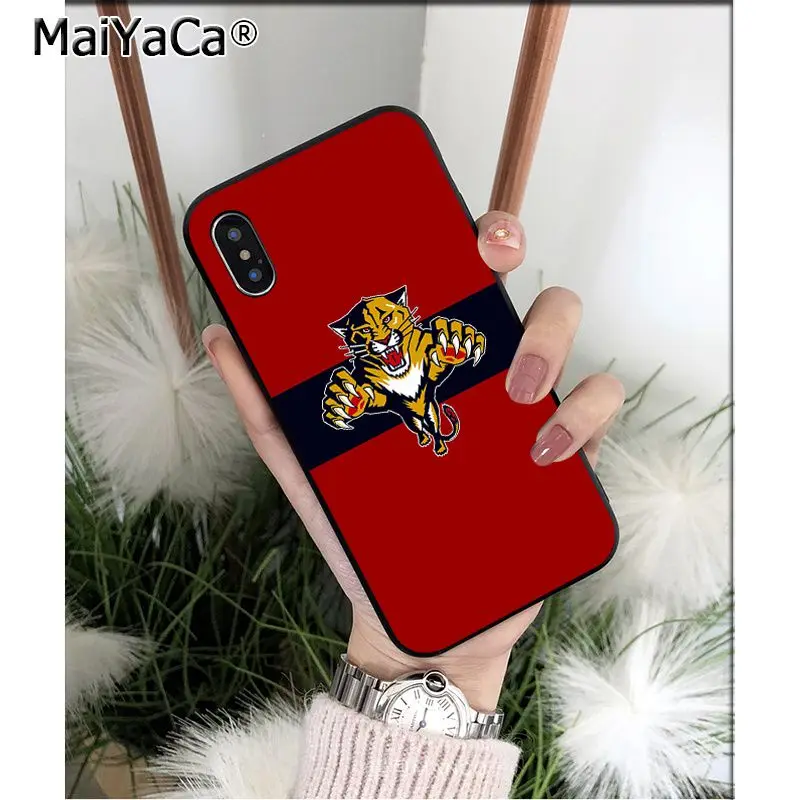 MaiYaCa Florida Panthers ТПУ Мягкий силиконовый чехол для телефона чехол для Apple iPhone 8 7 6 6S Plus X XS MAX 5 5S SE XR Чехол для мобильного телефона s