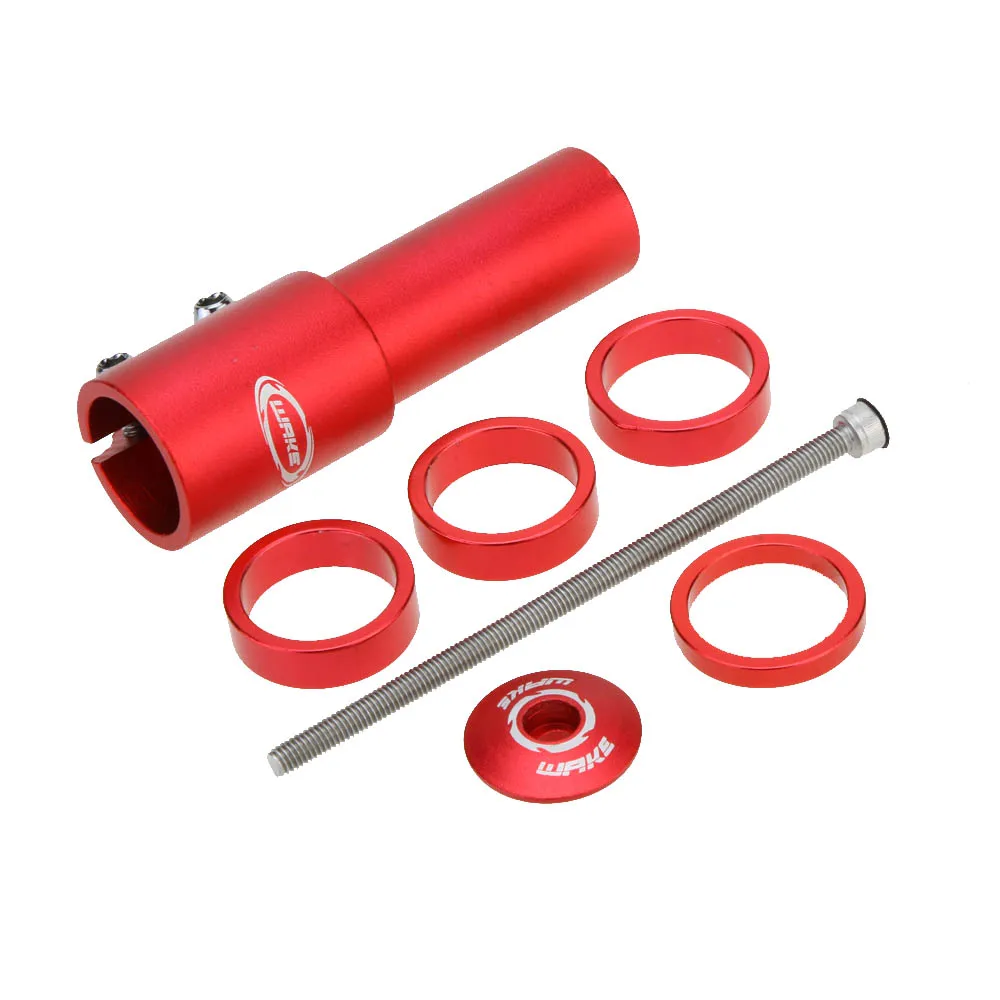 Wake велосипед вилка стволовая расширитель MTB Руль Riser Head Up адаптер из алюминиевого