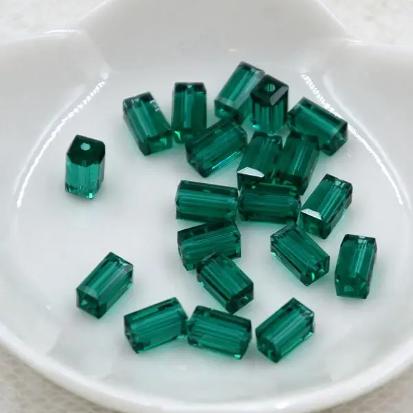 DIY Crystal beads mix color cuboid 007-016 2014 new design 60PCS/LOT 4x4x8mm Cuboid | Украшения и аксессуары