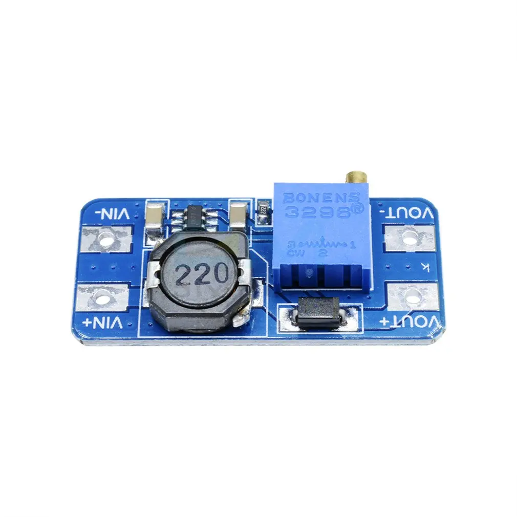 Dc Boost модуль 2A Booster Board широкий вход напряжения 2/24 в литр 5/9/12/28 Регулируемый 2577