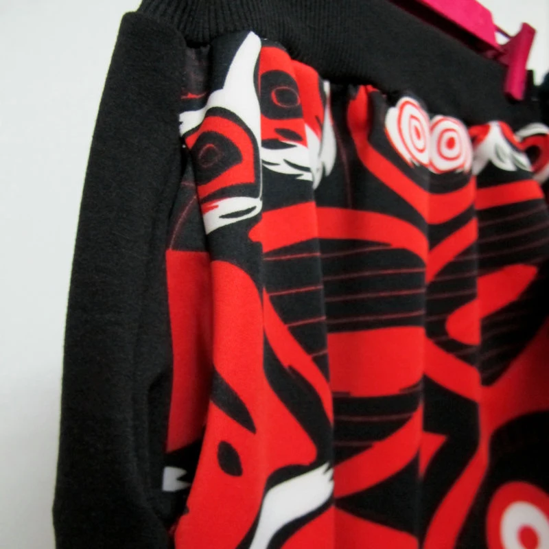 

#0102 Print Doodle Harem Pants Women Streetwear Dancer Trousers Red Joggers Women Wide Leg Track Pants Fashion Loose Punk Rock