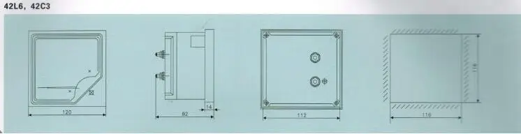 Аналоговый вольтметр 100 в 150 200 250 300 400 450 500 600 в|panel meter voltmeter|dc 100vpanel |