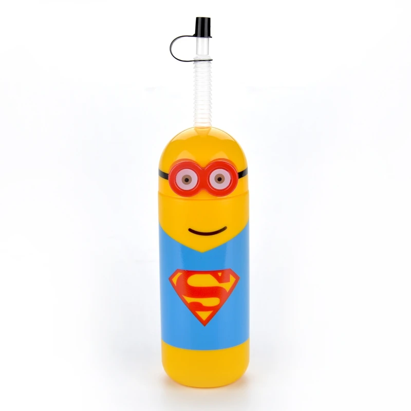 450ml wholesale water bottle cartoon soda bottles yellow Minions popular for milk tea beverage stores | Дом и сад