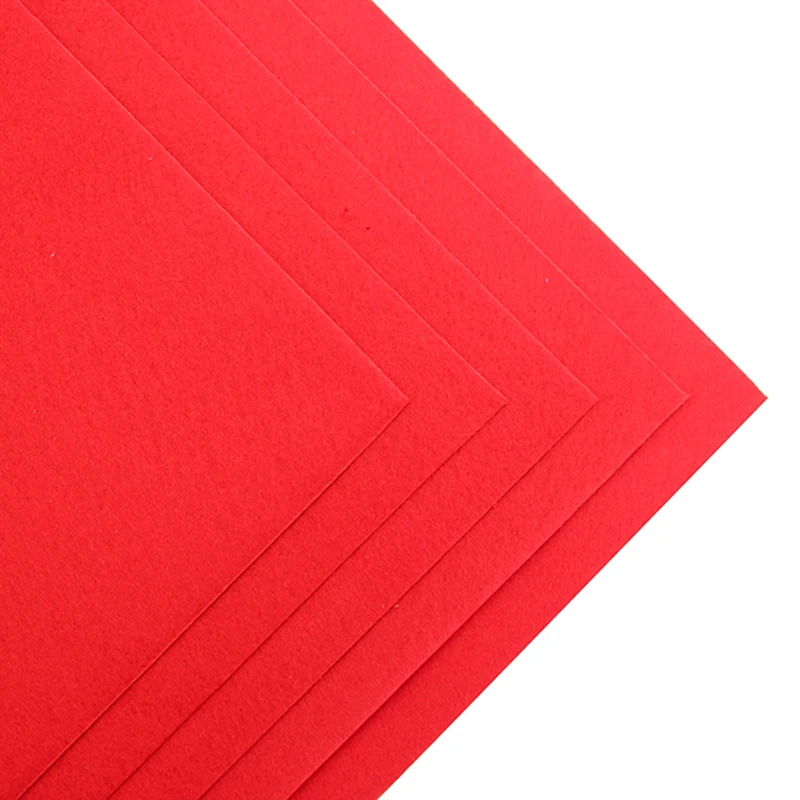 Ткань высокое качество чистый цвет 100% полиэстер нетканые войлок DIY чувствовал