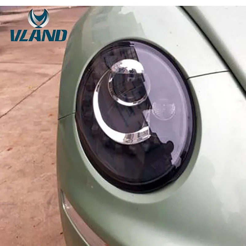 Автомобильные фары VLAND для Beetle 1998 2005 светодиодные с биксеноновыми линзами H7 +