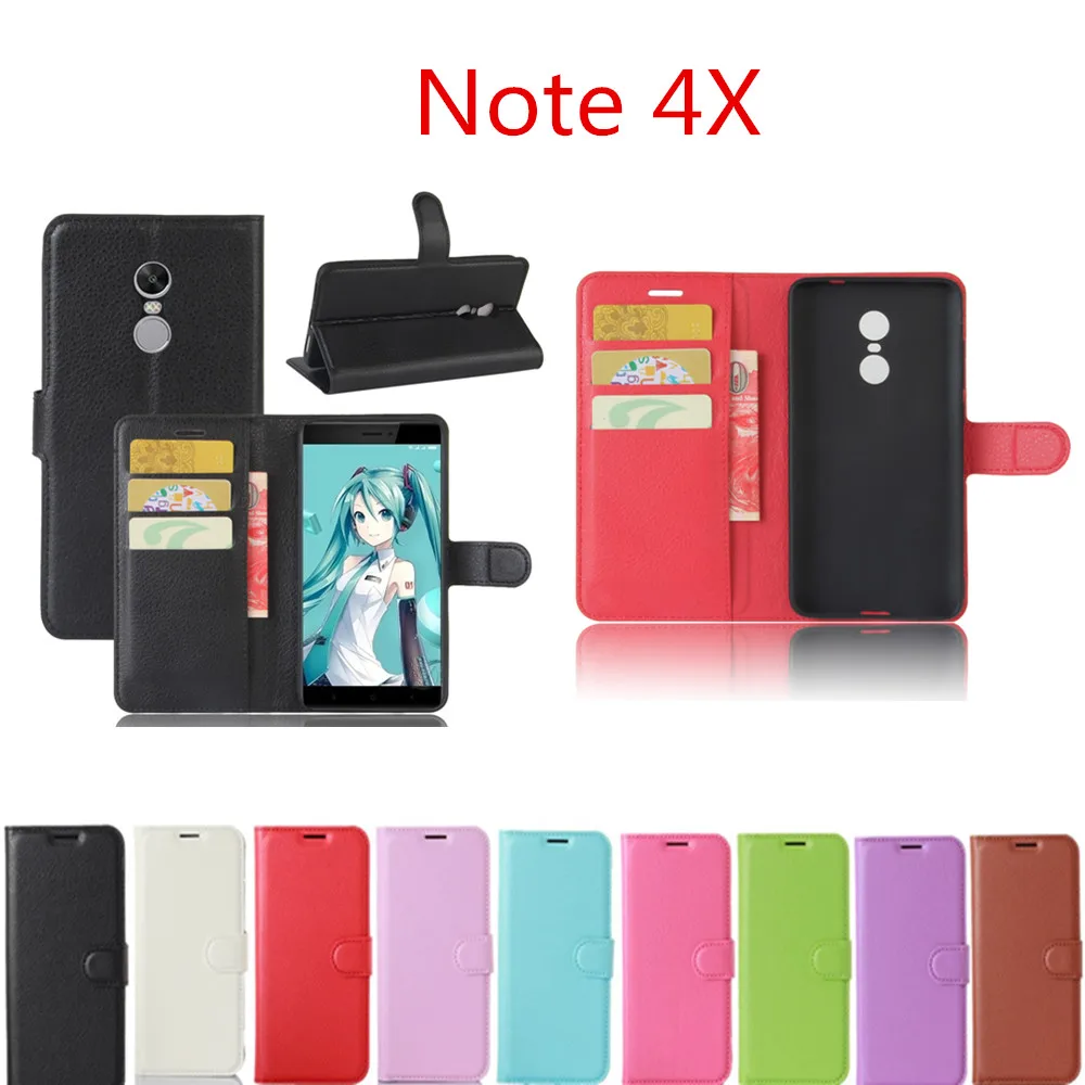 Xiaomi Redmi Note 4 X Чехол кошелек стиль PU кожаный чехол для телефона 4X5 5 дюймов