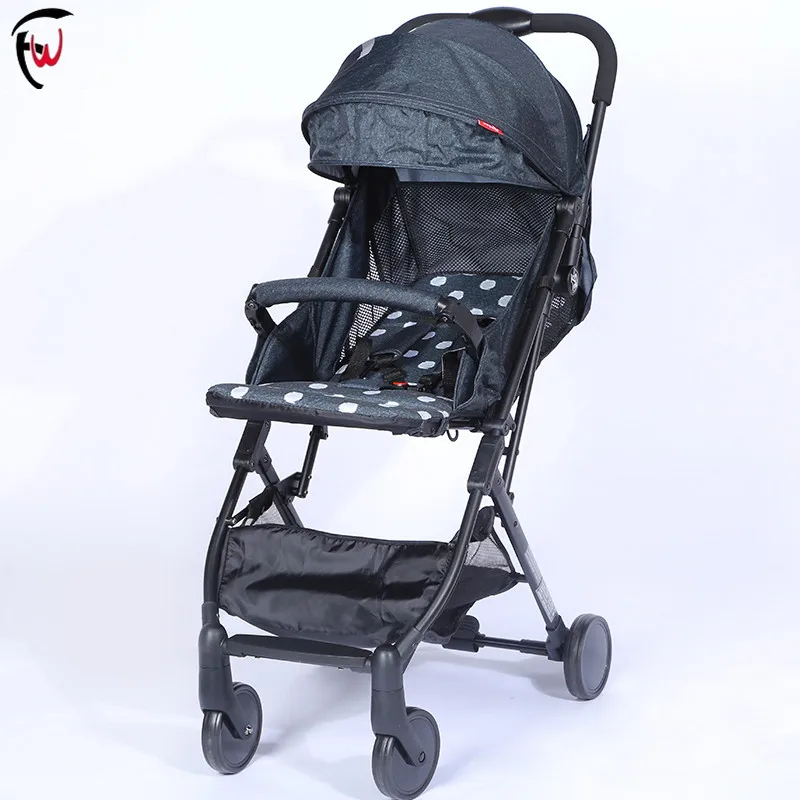 Baby stroller ultra-light and easy to fold with trolley child can be reversible baby four-wheeled | Мать и ребенок