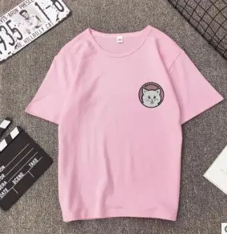 Женская одежда Новинка лета 2019 Футболка Harajuku Kawaii милый стиль красивая футболка с