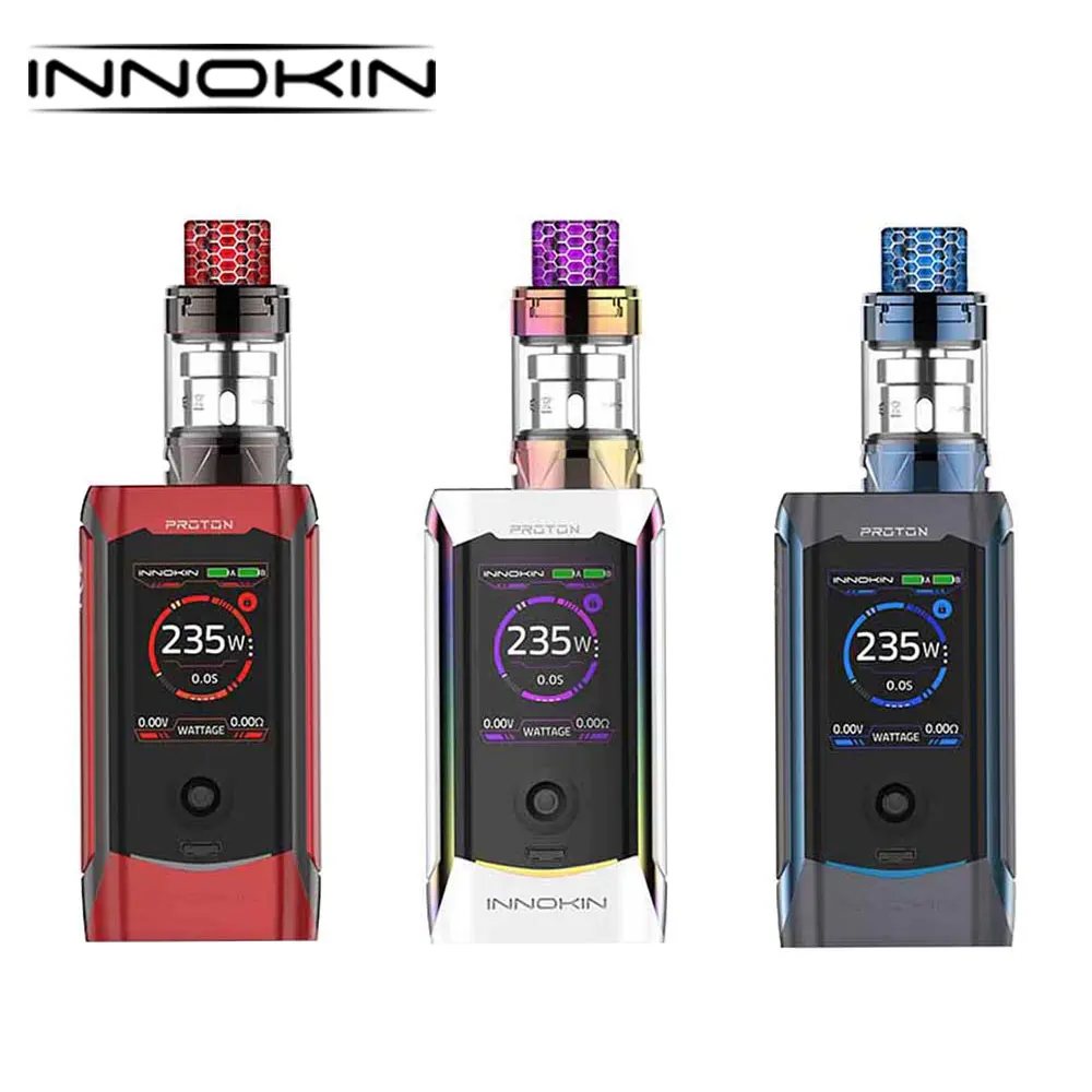Оригинальный набор Innokin Proton Plex TC с 1 45 дюймовым tft экраном и новым чипсетом athoon 235W