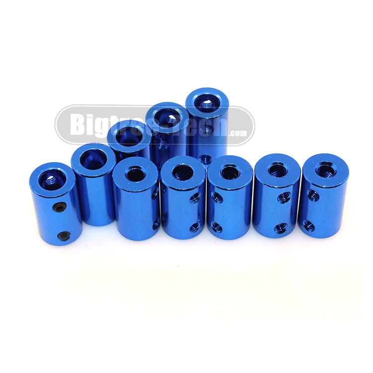 Запчасти для 3D принтера муфта с отверстием из алюминиевого сплава 5 мм 8 Синий