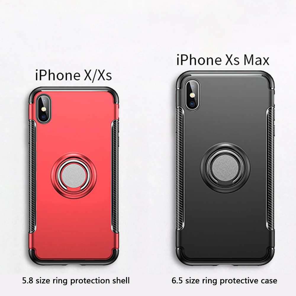 OTAO магнитный держатель для телефона с кольцом на палец чехол iPhone XS MAX XR X 8 7 6 6s Plus