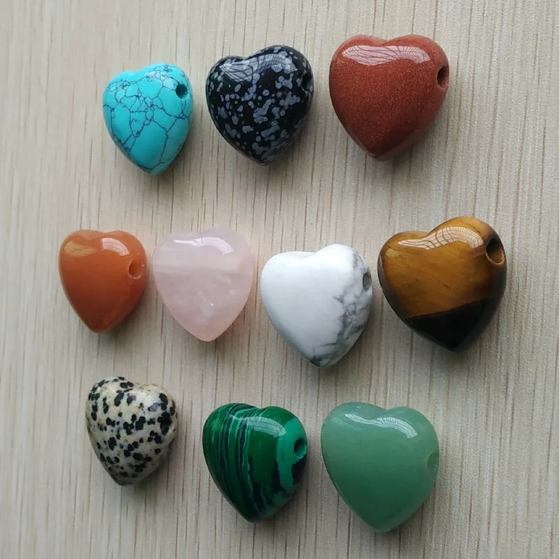 2018 новые модные высококачественные Смешанные Подвески из природного камня 25 мм 10