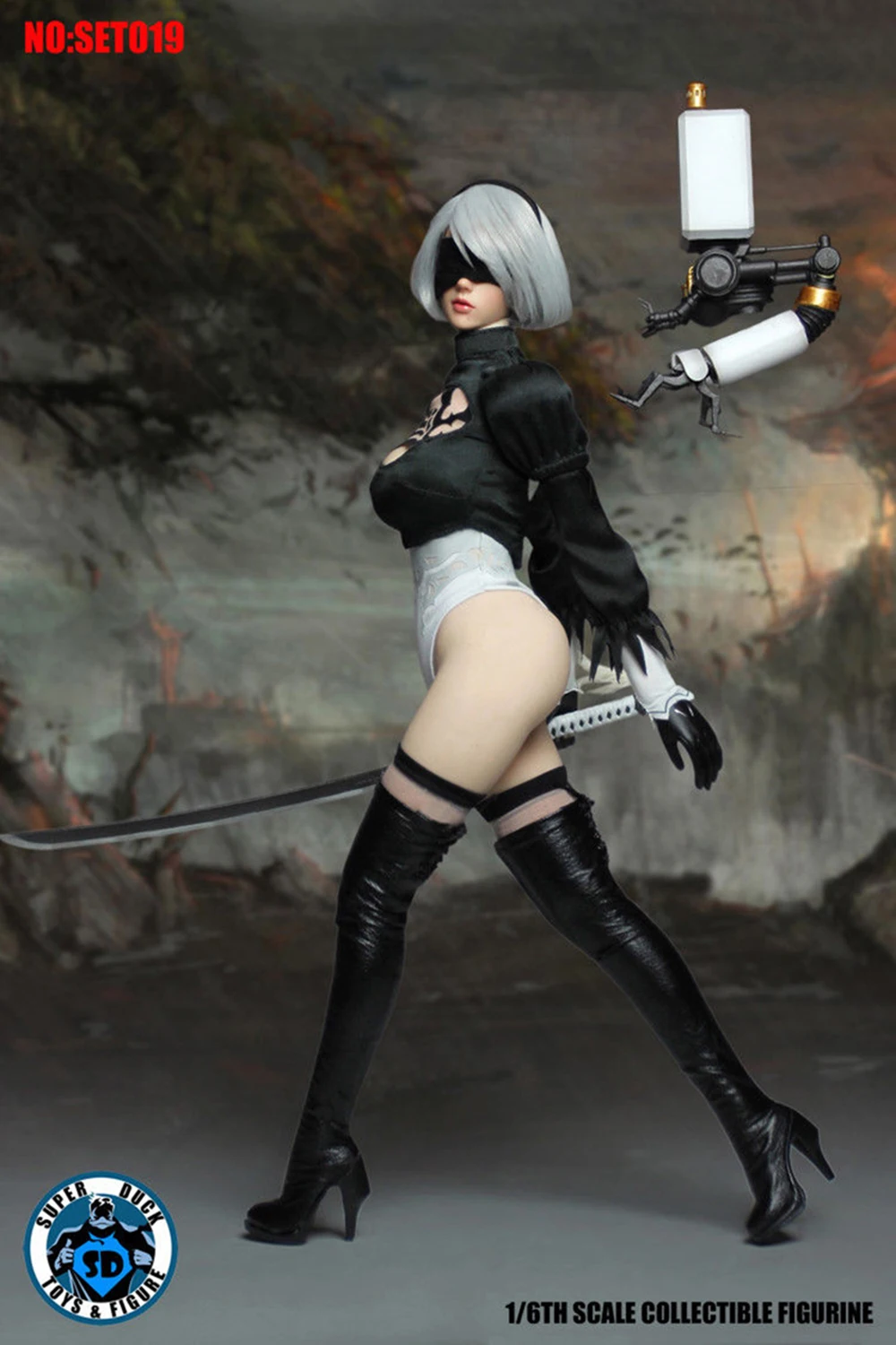 1/6 игровая фигурка 2B nier automata головы набор одежды w оружия 2 девочки пожелание маска