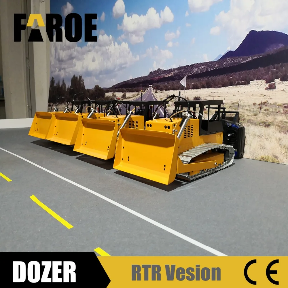 1: 12 шкала RC гидравлический бульдозерная модель RTR версия|bulldozer models|scale rcrc bulldozer |