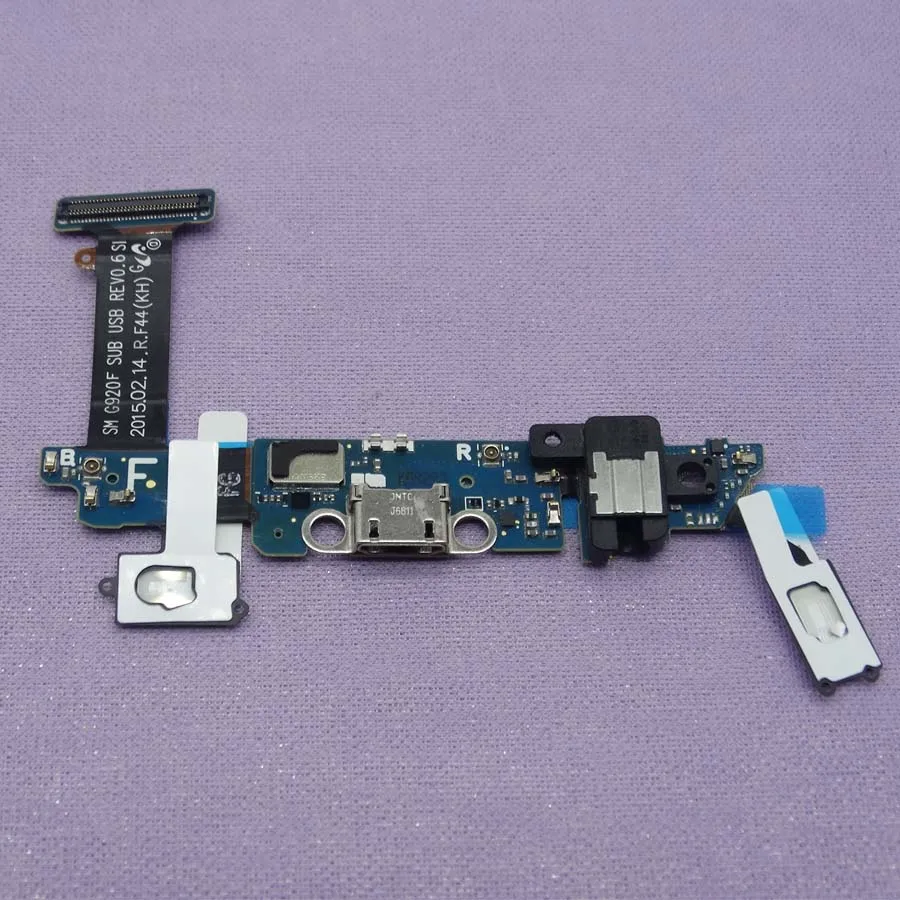 10 шт./лот для Samsung Galaxy S6 G920F разъем зарядки наушников микрофон USB зарядное