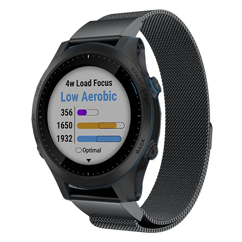 Laforuta Forerunner 945 Strap Milanese Loop 22mm Quick Fit for Garmin 935 Fenix 5 5Plus Stainless Steel Bracelet | Наручные часы