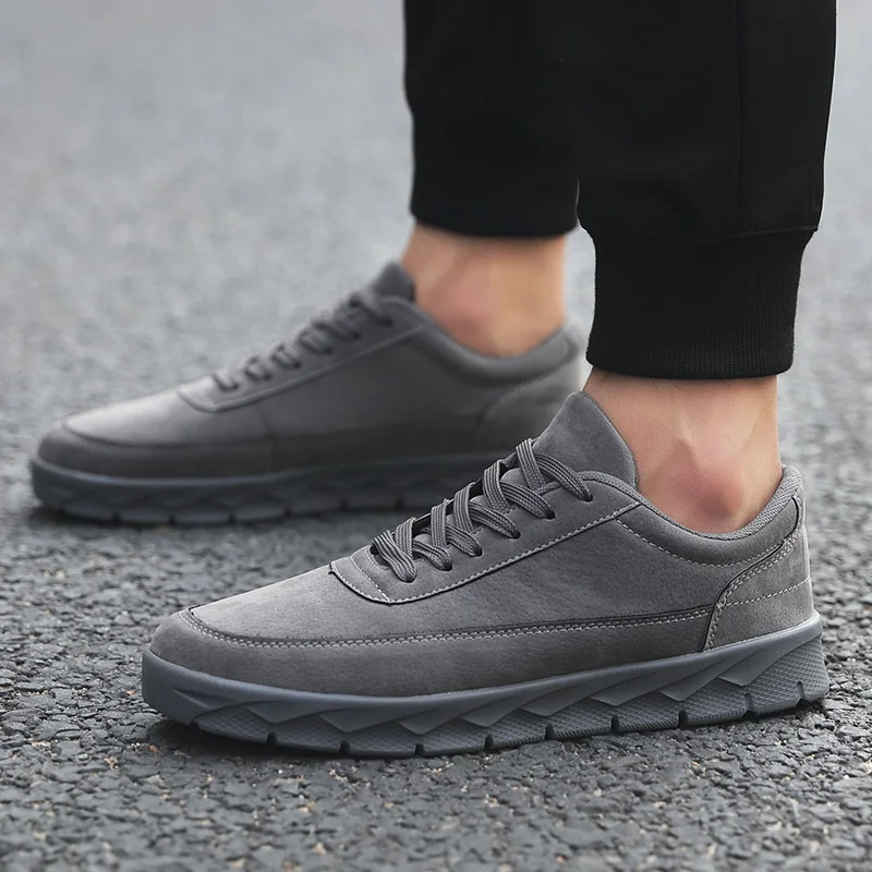 KOKO CAT New Classics Style Men Casual Shoes Lace Up Suede Leather Comfortable Flats Soft Light | Обувь