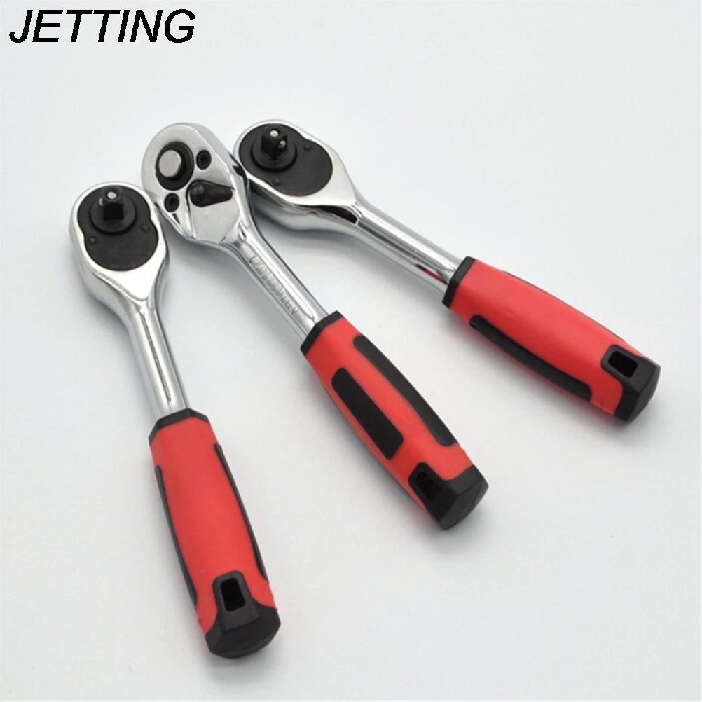 JETTING 1 шт. 1/4 &quotТрещоточный ключ с высоким крутящим моментом для головок 24 зубца Cr-v
