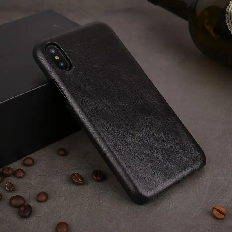 Чехол из натуральной кожи для Iphone XR, задний Чехол, Защитный матовый чехол для Iphone XR, чехол Fundas Capa