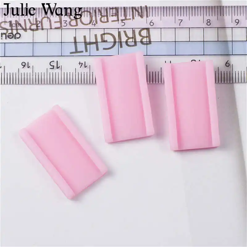 Julie Wang 10 шт. смолы пузырьковая резинка подвески смешанные цвета муляж пищевых