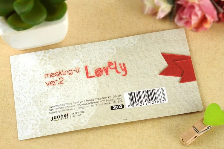 2 шт. милые Кантри стиль Блокнот N Times самоклеющиеся заметки памятки доски