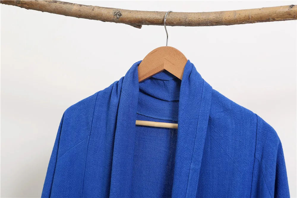 

pure linen dust coat Cardigan irregular hem Cape Poncho Shawl cape Women