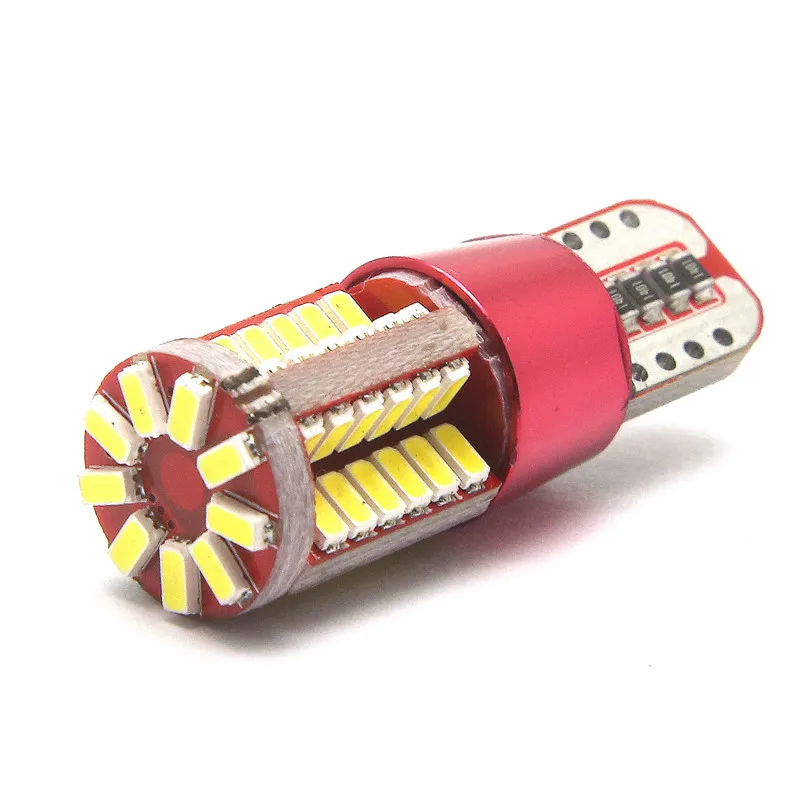 1 шт. автомобильный светодиод t10 192 w5w супер яркий 57smd CAN шина без ошибок маркер