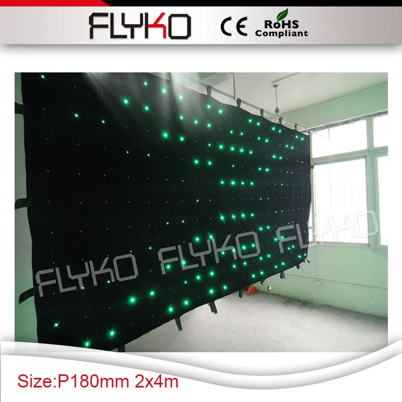 led vision cloth dj stage effect P18cm 7ft high by 14ft width full color lamps wedding equipment for tv show | Лампы и освещение