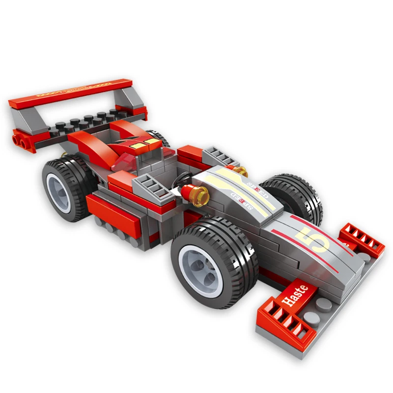 Спортивный автомобиль AUSINI Red F1 3 в 1 строительные блоки строительство город