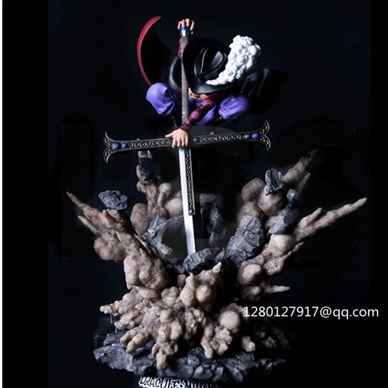 Статуя одна штука семь военачальников моря бюст Dracule Mihawk полная длина портрет GK
