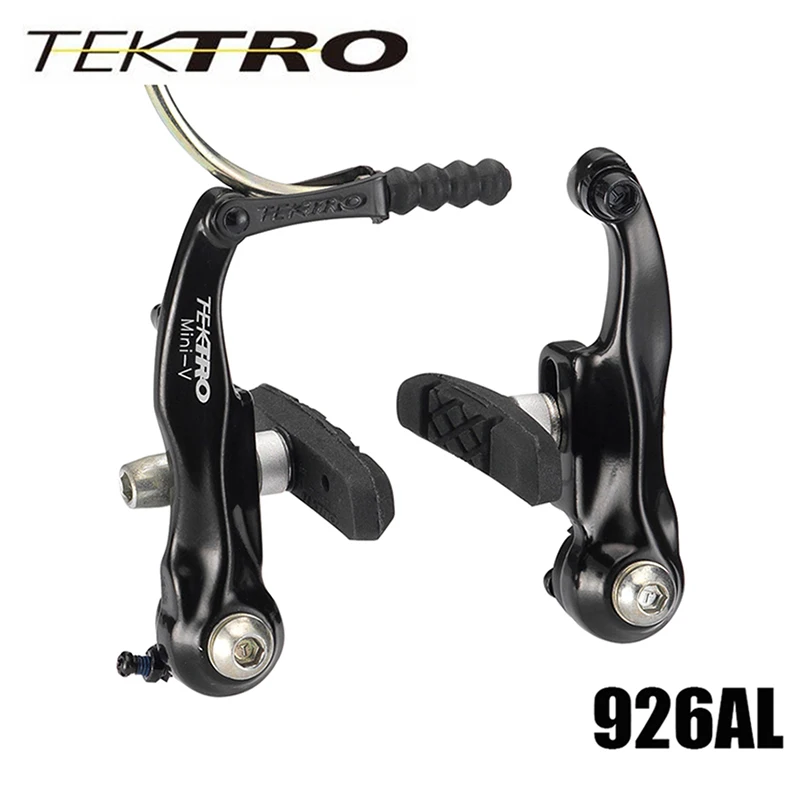 TEKTRO 161 г/колесный мини BMX 926AL V Тормозной зажим суппорт линейная Тяговая тормозная система кованая алюминиевая рукоятка V Тормозной суппорт