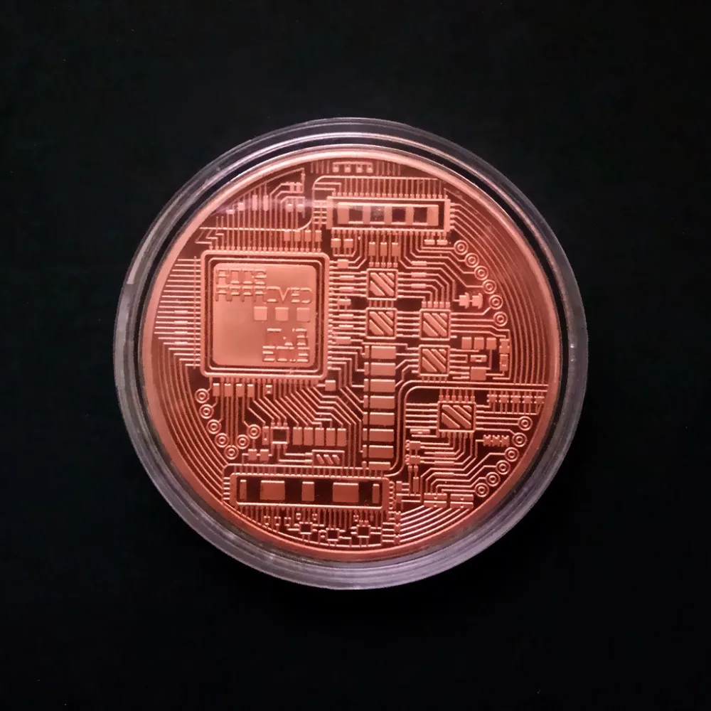 Золото/Посеребренная Биткоин монета Коллекционная художественная коллекция подарок физический памятный Casascius бит BTC Металл Античная имитация