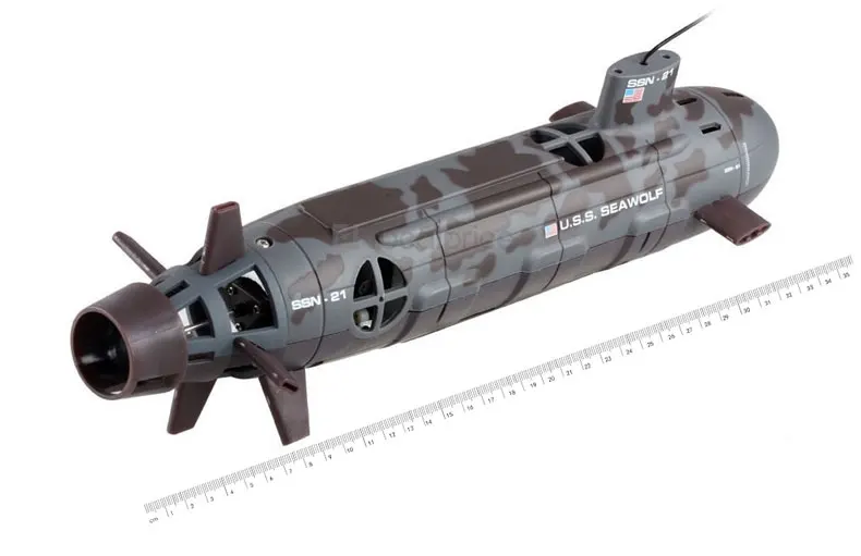 Высокое Качество Seawolf RC Подводная Лодка Модель Атомной Подводной лодке