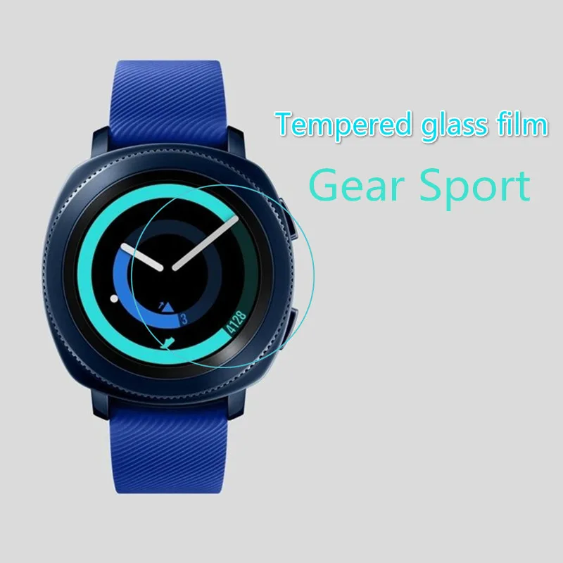 2 шт. 9H закаленное стекло Защитная пленка для экрана Samsung Gear S4 s2 s3 gear sport Передняя