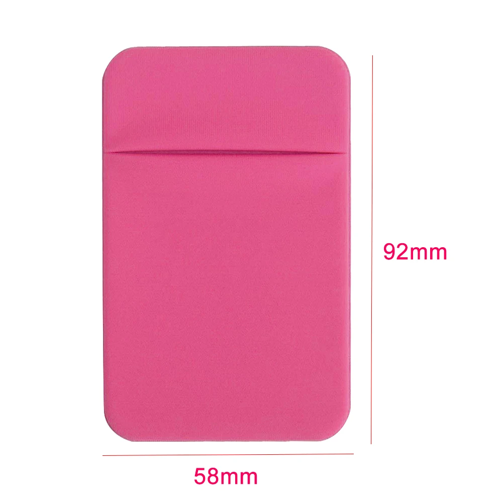 Универсальный чехол Мини клейкий Карманный держатель для карт Телефон задняя крышка чехол кошелек на тонкий кредитный съемный чехол для карт