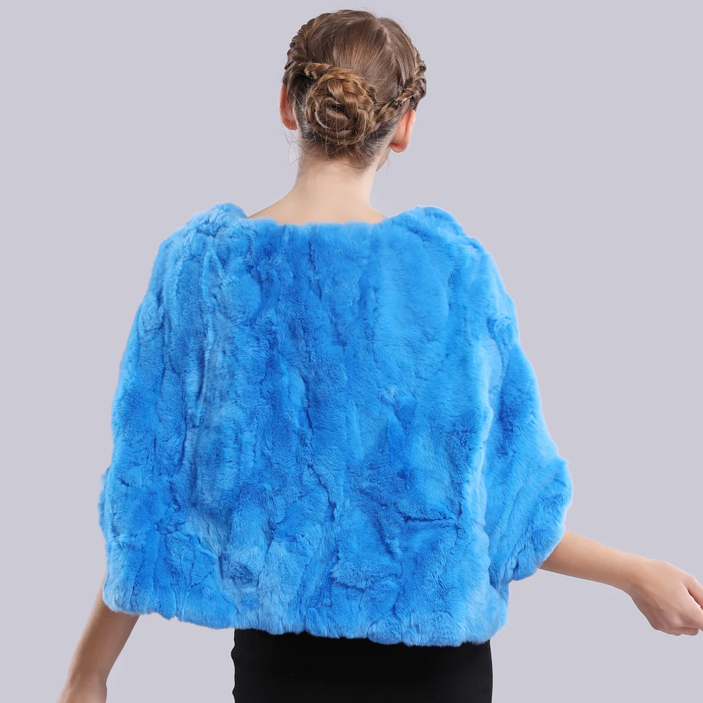 Женский шарф пончо из натурального меха кролика Рекс мягкая шаль 2020 Осень зима