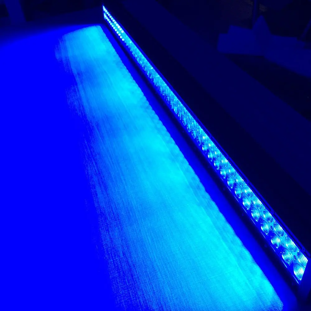 

50"INCH 576W Led Light Bar Dual Color White/Blue/ Strobeflash RF Remote Offroad Driving for OFFROAD ATV SUV TRUCK Boat SUV 4x4