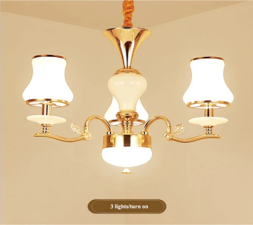 3 lights Современные хрустальные мраморные подвесные люстры со светодиодами, золотая металлическая светодиодная Люстра для гостиной, обеденная подвесная осветительная арматура - Цвет абажура: 3 lights