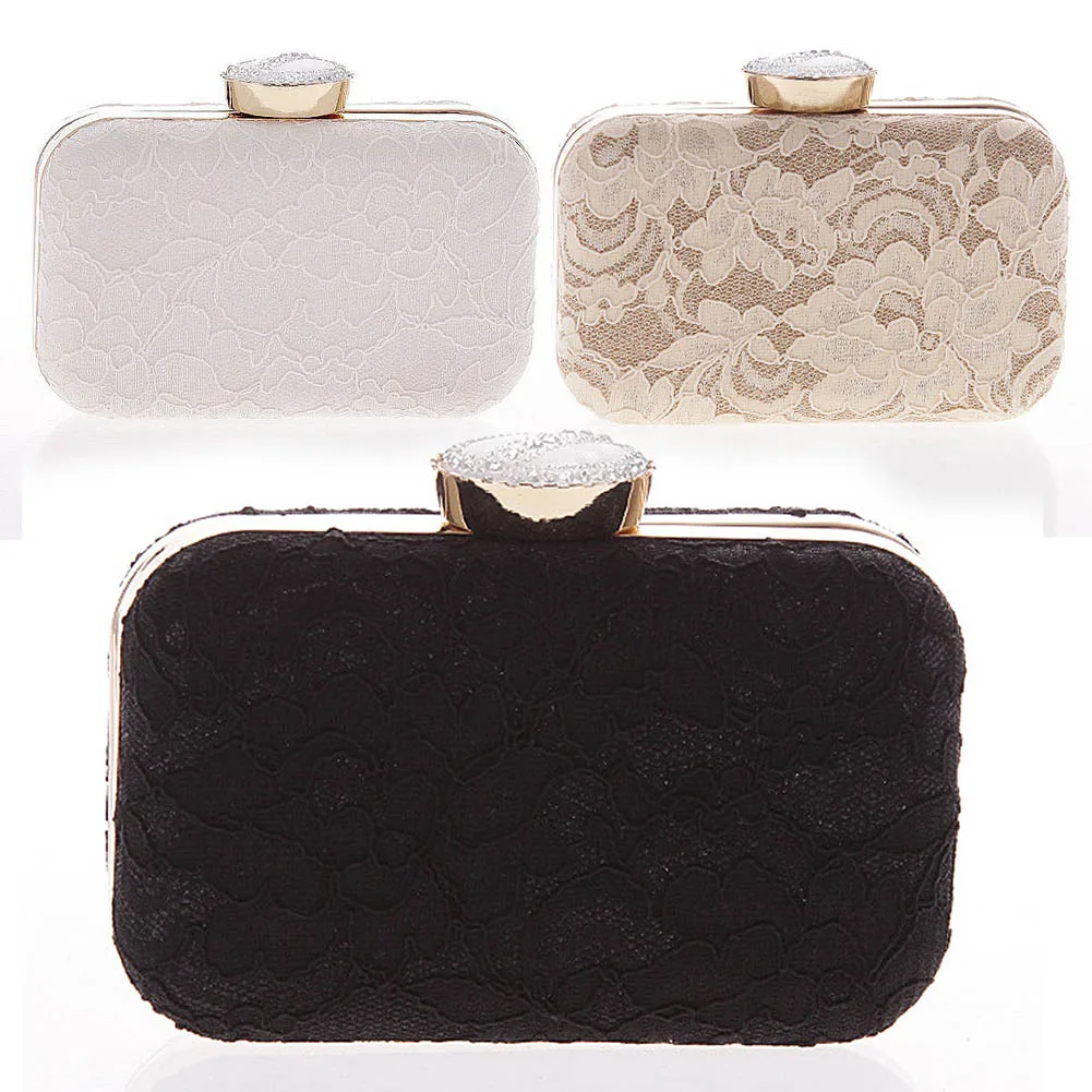 Новый Для женщин элегантные модные сумки кружево ужин Свадебные вечерние
