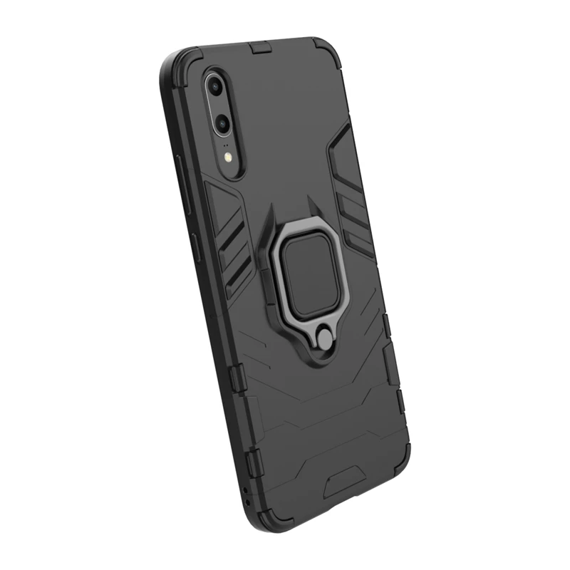 SPACSE Magnetic Holder Phone Case for Huawei P20 Lite Armor Finger Ring Stand Capa For Pro Back Fundas |